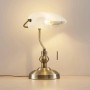 Lindby Tischlampe Profina 9627208 Retro Vintage Antik in Bronze aus Metall 1-flammig E27 Arbeitszimmerleuchte_5