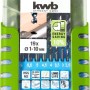 kwb HI-NOX HSS M2 Metallbohrer-Satz, 19-teilig, 1-10mm, in grüner Verpackung.