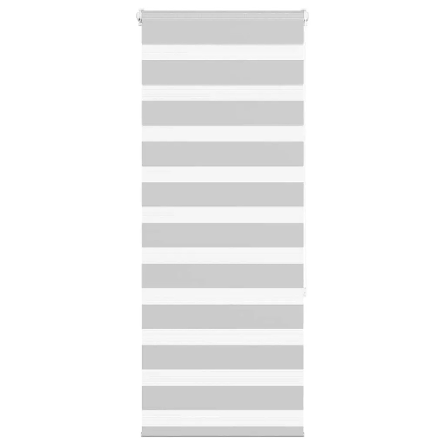 vidaXL Doppelrollo Hellgrau 65x150 cm Stoffbreite 60,9 cm Polyester 4014436 günstig online kaufen