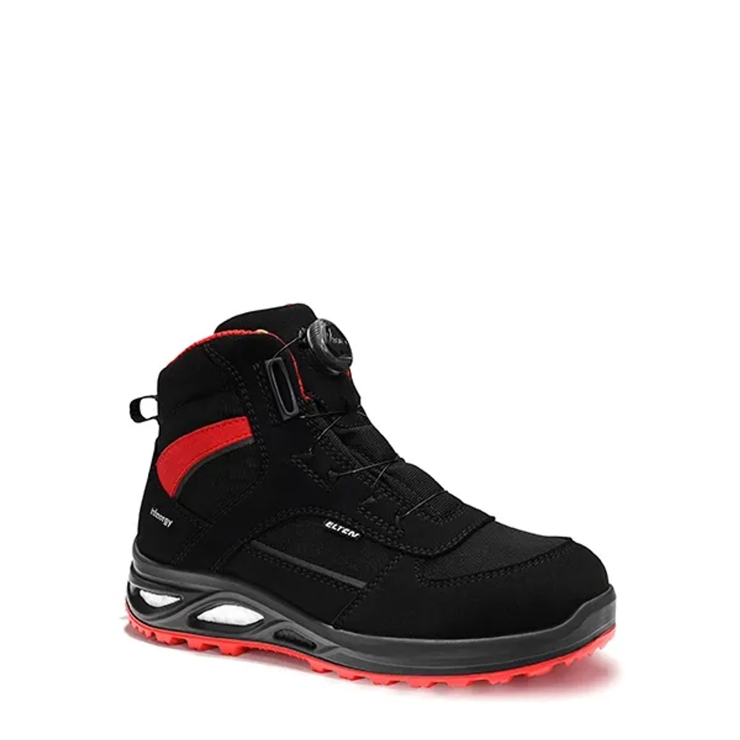 Elten Damen-Sicherheitsstiefel Hannah Xxtl Boa Black-Red Mid Esd S3 Gr. 39