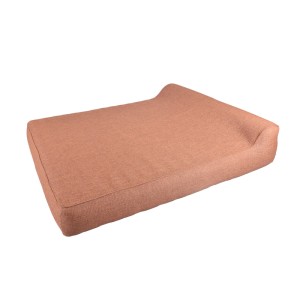 Aufblasbare Best Doppelliege Alcudia in Terracotta, 160x195x42 cm. Ideal für Garten und Terrasse.