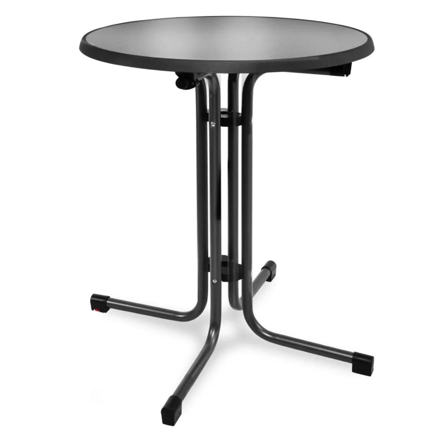 Beautissu Bistroni Bistrotisch Ø70xH70cm Schwarz