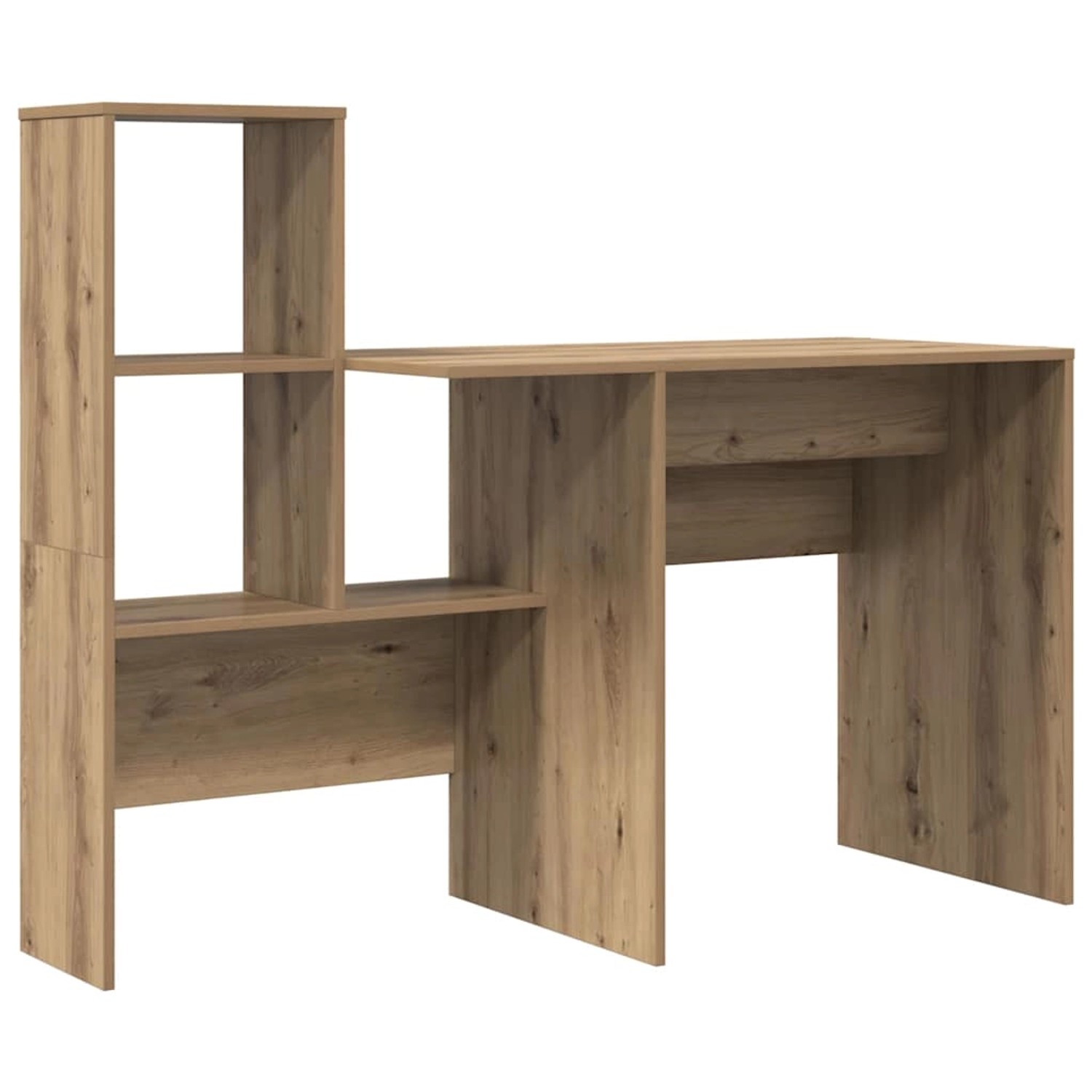 vidaXL Schreibtisch Artisan-Eiche 131,5 x 50 x 106,5 cm Holzwerkstoff 86930 günstig online kaufen