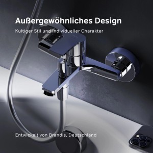 AM.PM Einhebel Wannenarmatur Brausearmatur Play Aufputz F8Y10000 Chrom