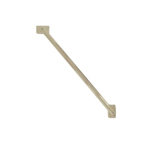 Duschparadies Stabilisierungsstange 45cm Stabilisator Für 6-8mm Glas Walk-in Dusche Glas Seitenwand Gold Gebürstet
