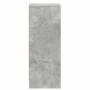 Schuhschrank in Betongrau (60x35x92 cm) aus Holzwerkstoff für eine ordentliche Schuhaufbewahrung.