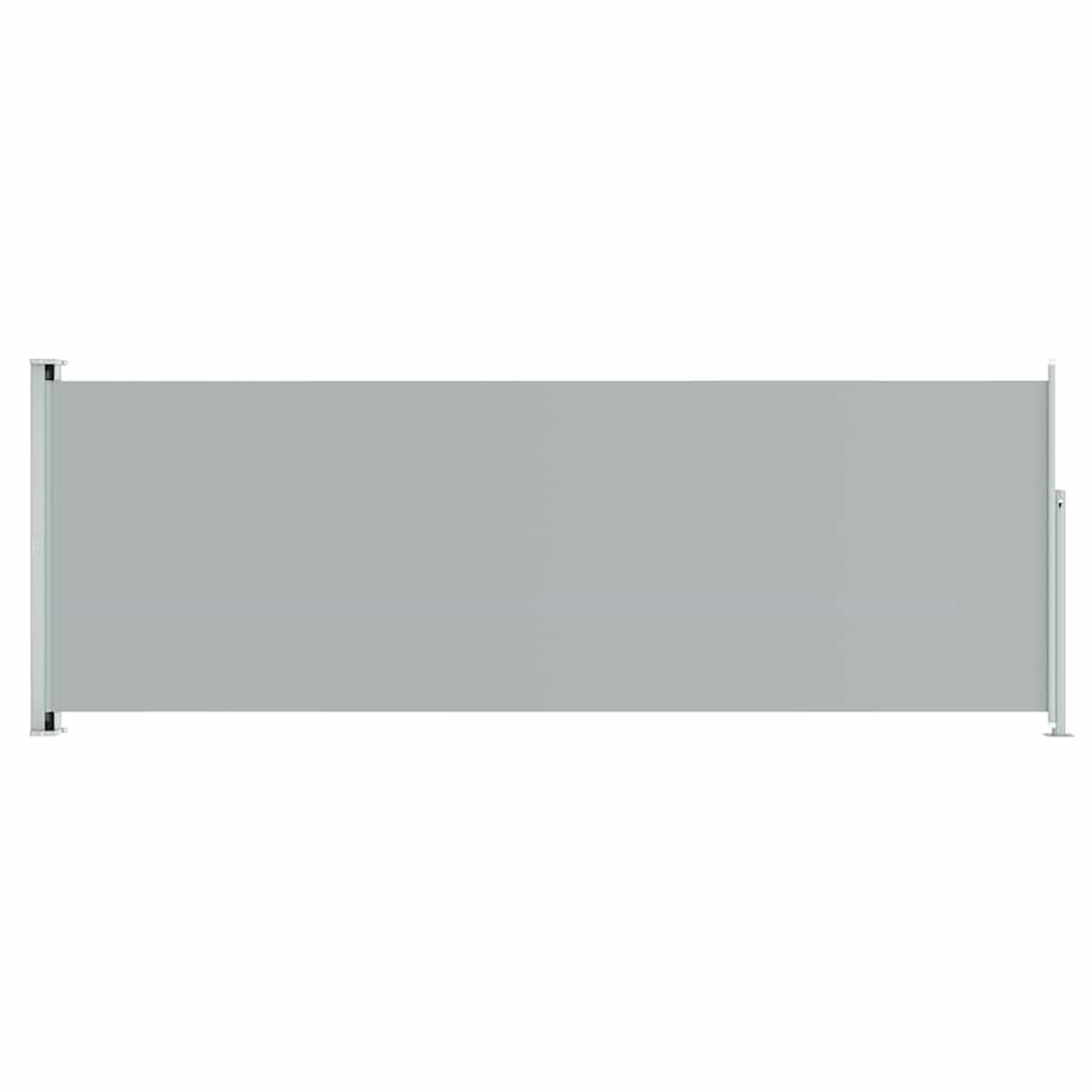 furnicato Seitenmarkise Ausziehbar 220x600 cm Grau günstig online kaufen