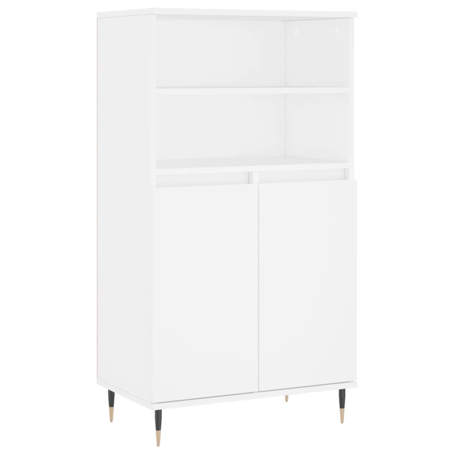 vidaXL Highboard Weiß 60x36x110 cm Holzwerkstoff 831476 günstig online kaufen