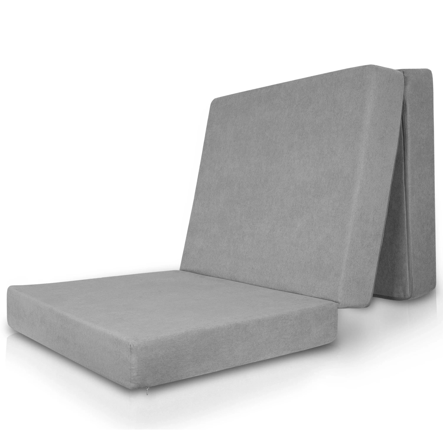 Beautissu VS95 Visco Klappmatratze 195x75x14cm Grau