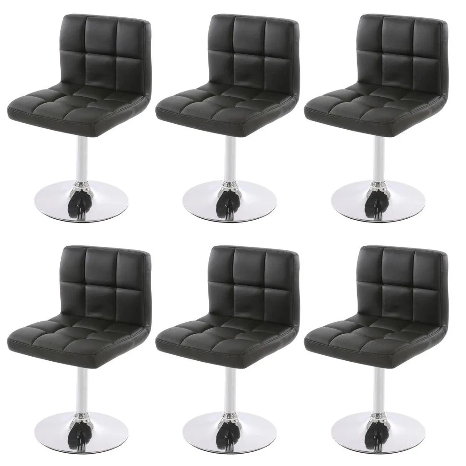 MCW Esszimmerstuhl Cadiz 6er-Set Schwarz