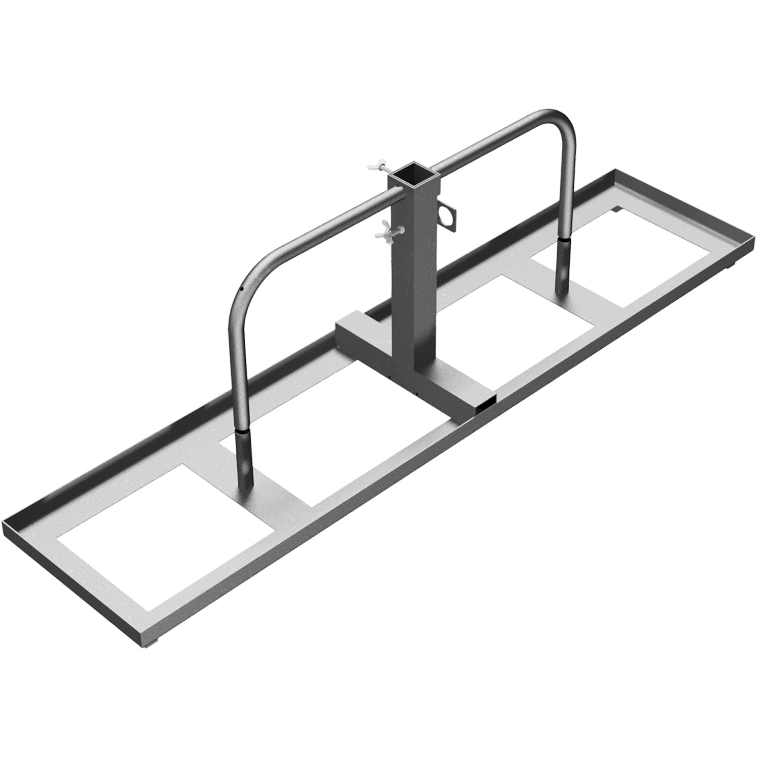 Schake Schilderständer 60 mm x 60 mm 4 Stück Platten Feuerverzinkt
