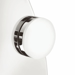 SOTECH Domus-Line LED Spiegel Klemmleuchte LUNA Aluminium Ø75 mm 3800K 12V 3,6W Chrom Poliert