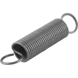 Suki Zugfeder aus Federstahl, 9,1 x 27,4 x 0,7 mm, für Druckkraftaufnahme.
