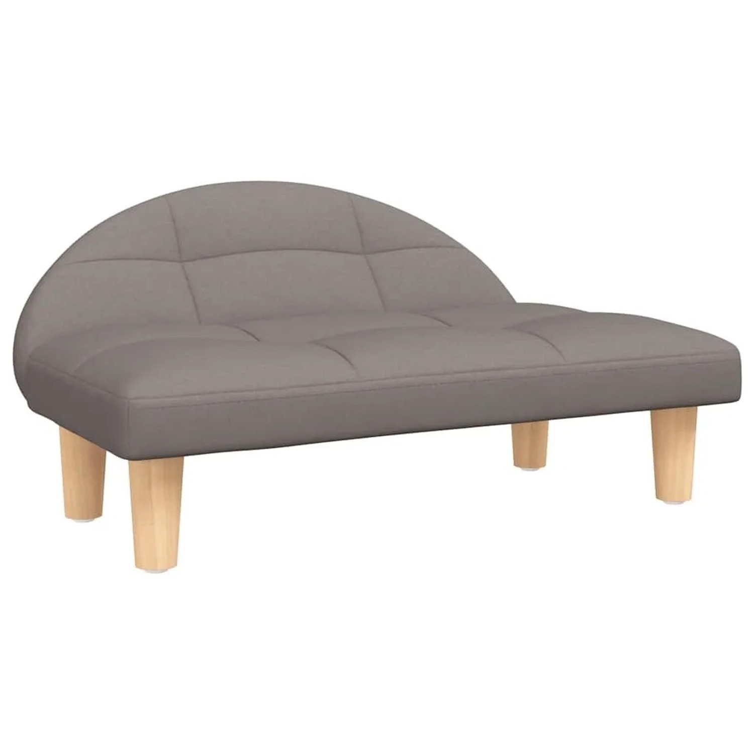 vidaXL Hundebett Taupe 70x52x30 cm Stoff 171936