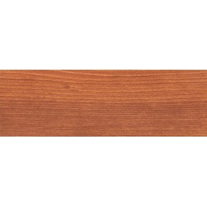 Holzbrett behandelt mit Osmo Dekorwachs Transparent Mahagoni. Holz-Wachs für Innenräume.