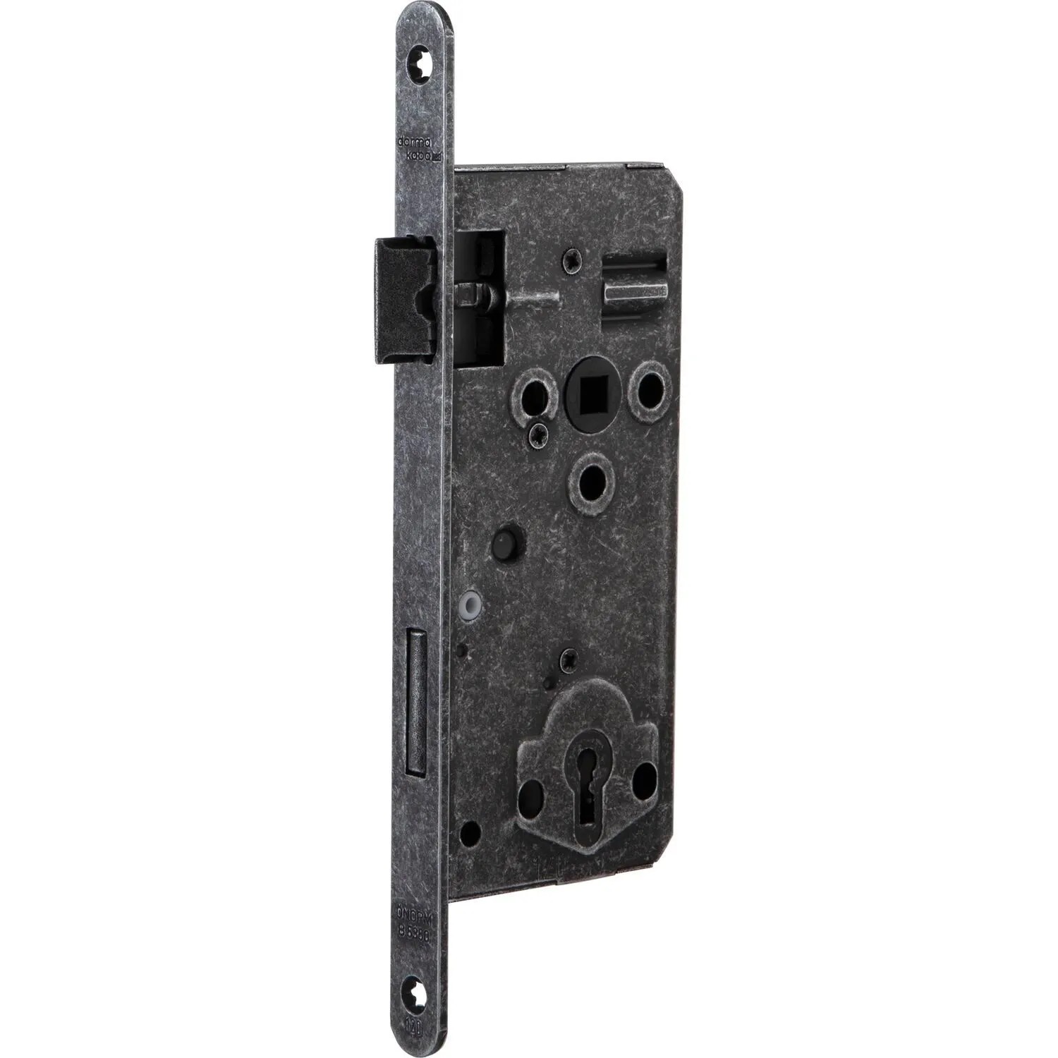 Halcö Einstemmschloss Bb Dm 50 Stahl Schwarz Passiviert Beschichtet