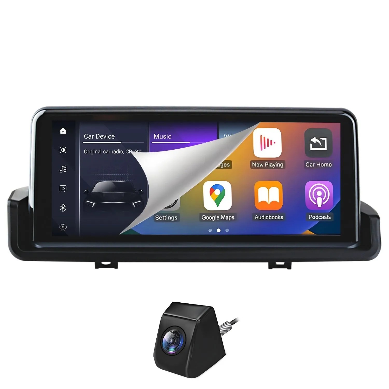 Junsun 10.25 Zoll Android Multimediasystem Für Bmw E90 E91 E92 E93 2005-2012 Carplay Und Android Auto 2GB+8GB Linkslenker Inkl Rückfahrkamera