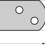 Basi Distanzplatten-Set, weiß, für Fenster-Zusatzsicherung FS 500, Maße: 85x23x1,2mm.