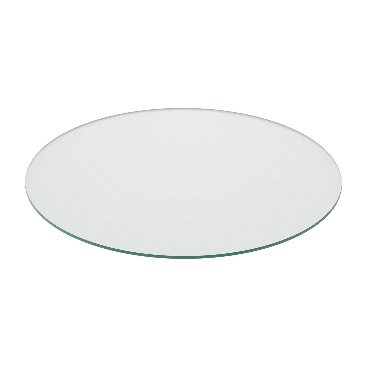 Relaxdays Glasplatte ESG Transparent Hitzebeständig 70 cm 7,5 kg