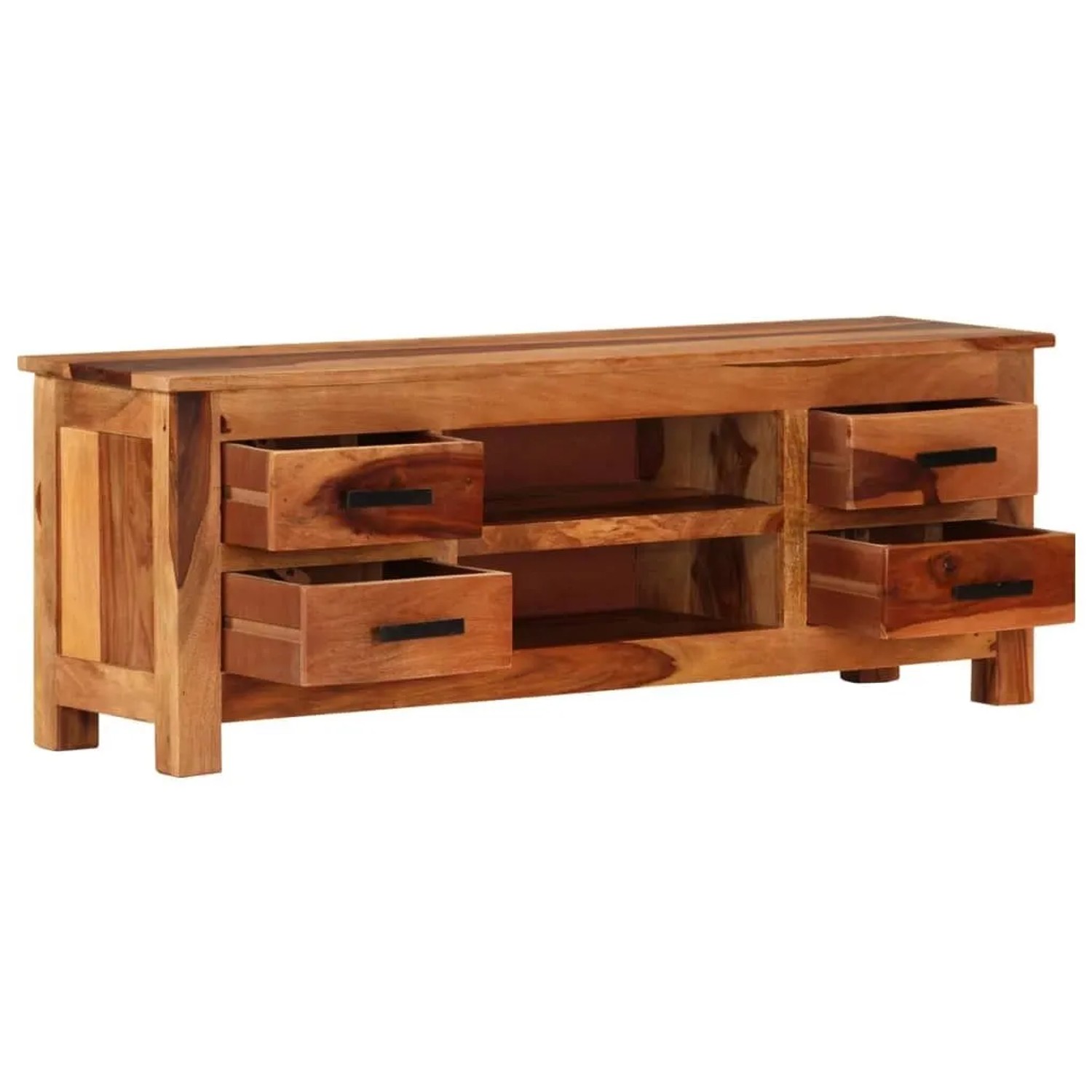 vidaXL TV-Schrank 110x30x40 cm Massivholz 247714