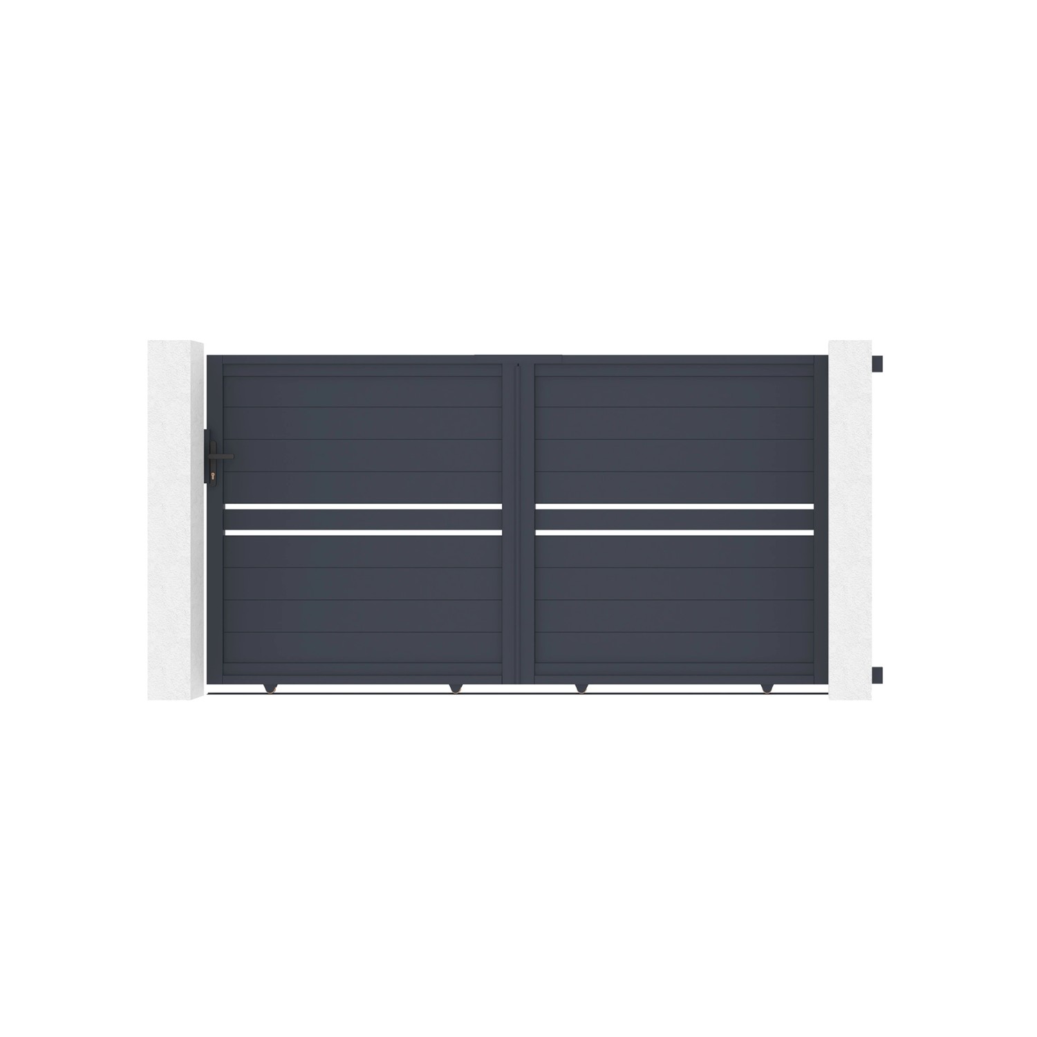 Casanoov Schiebetor 3M Cimone H 160Cm Aluminium & Ranger C300 Motorisierung günstig online kaufen