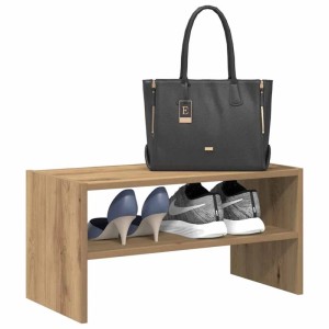 vidaXL Schuhregal Stapelbar Artisan-Eiche 60x30x30,5 cm 858873