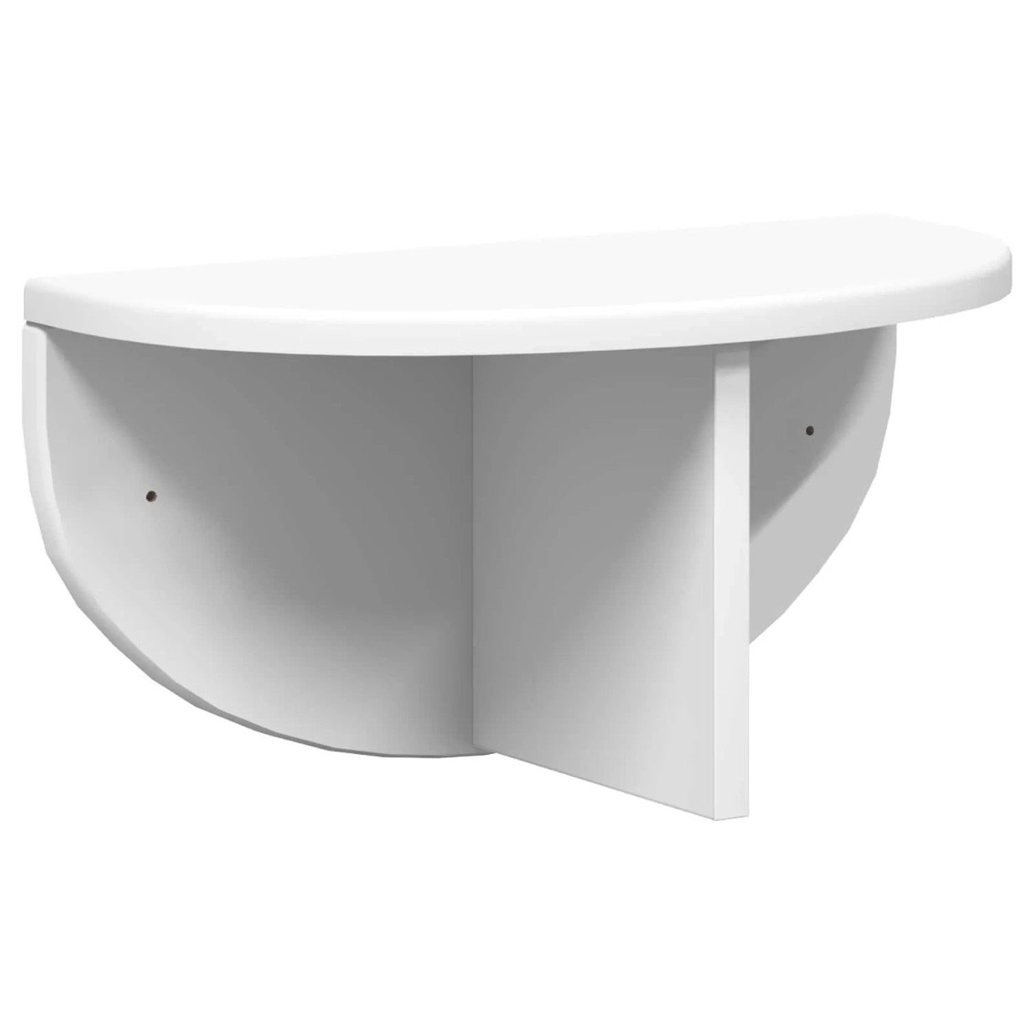 vidaXL Wandregal Wandmontiert Weiß 38 x 19 x 19 cm Holzwerkstoff 891408