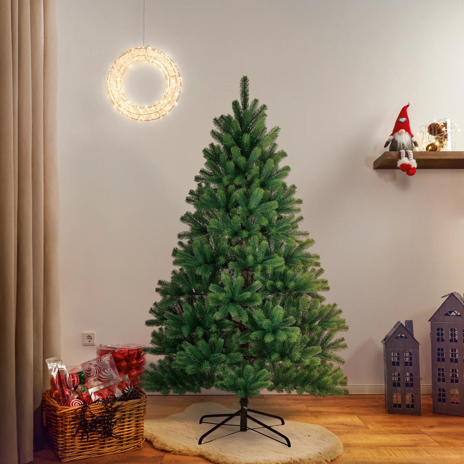 Kunststoff Weihnachtsbaum Nagano 120 cm Grün kaufen bei OBI