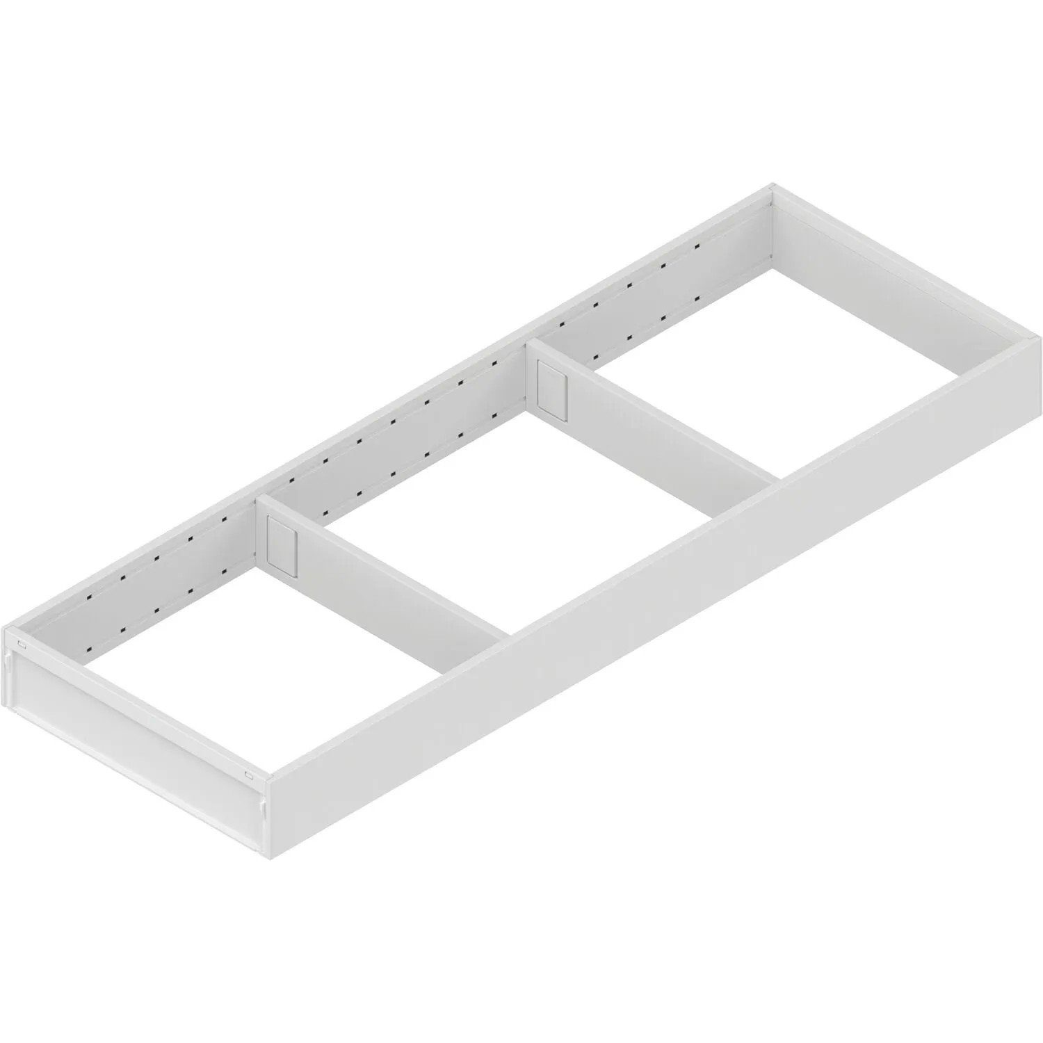 Blum Schubkastenrahmen Ambia-Line Breite 572x200x50 mm Schubladeneinsatz Stahl Seidenweiß Matt
