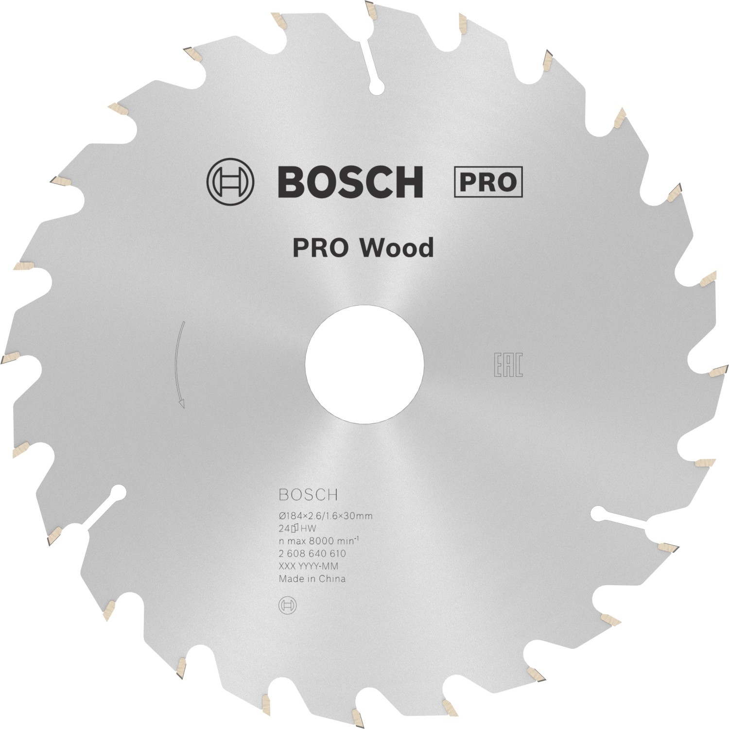 Bosch Hartmetall Kreissägeblatt 184 mm x 30 mm x 2,6 mm günstig online kaufen