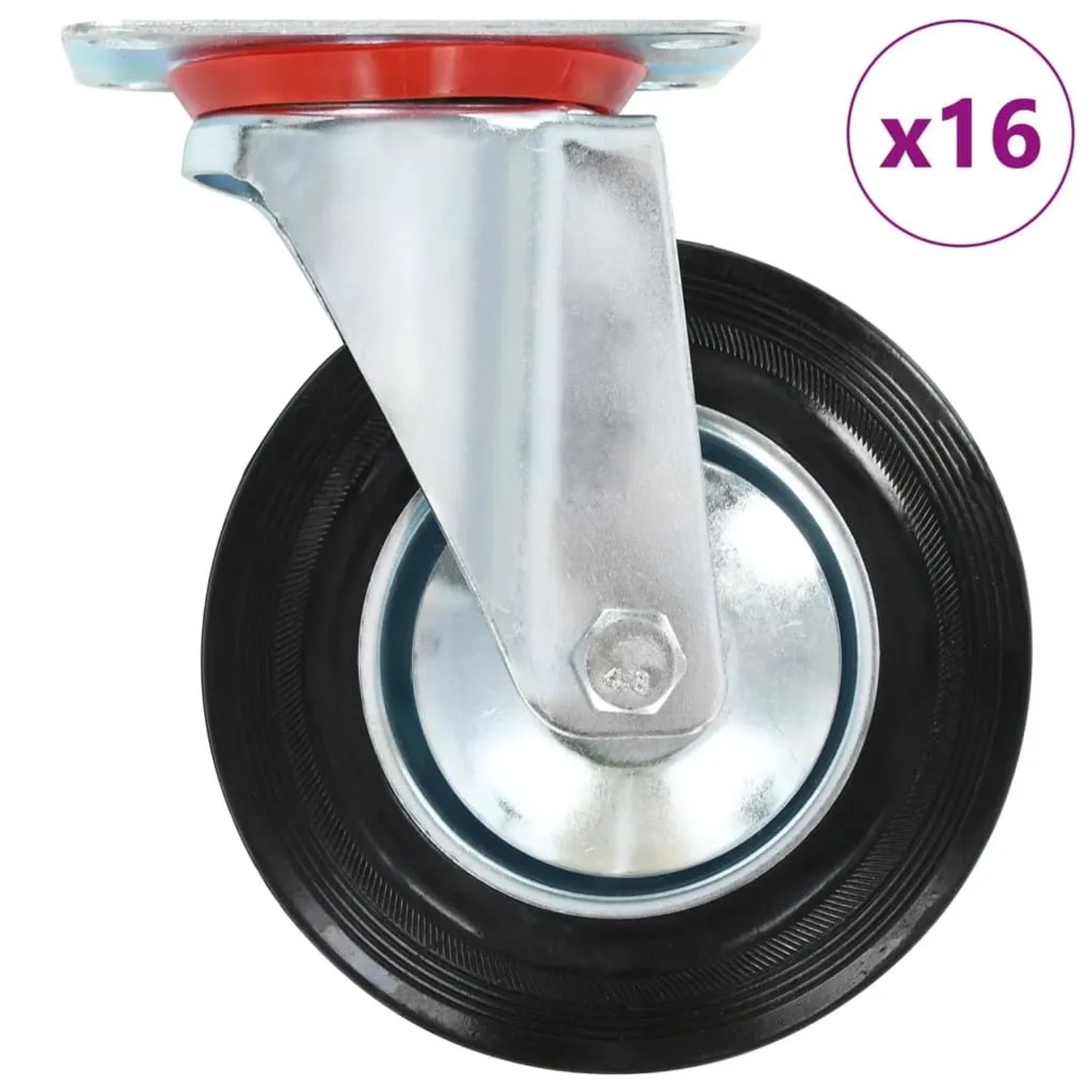 vidaXL 16 Stk Lenkrollen 160 mm 277988