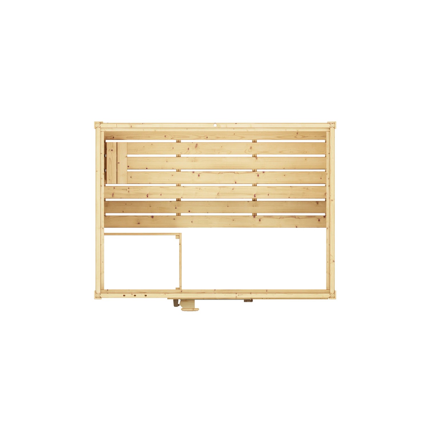 Weka Massivholzsauna Valida 2 Sparset, 38mm Fichte, mit Glastür und Fenster. Saunabau.