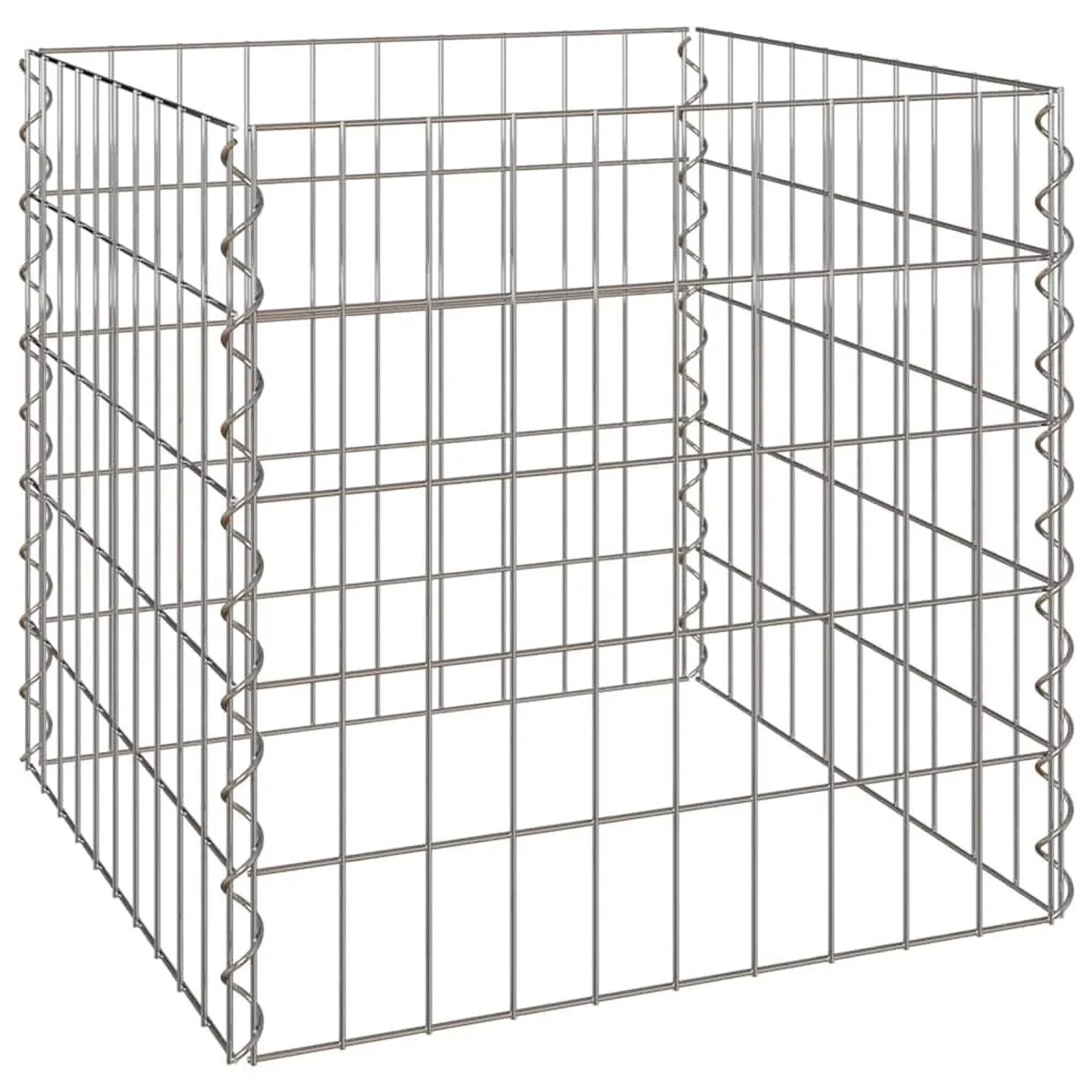 vidaXL Quadratischer Komposter 50 x 50 x 50 cm Eisen 42010829 günstig online kaufen