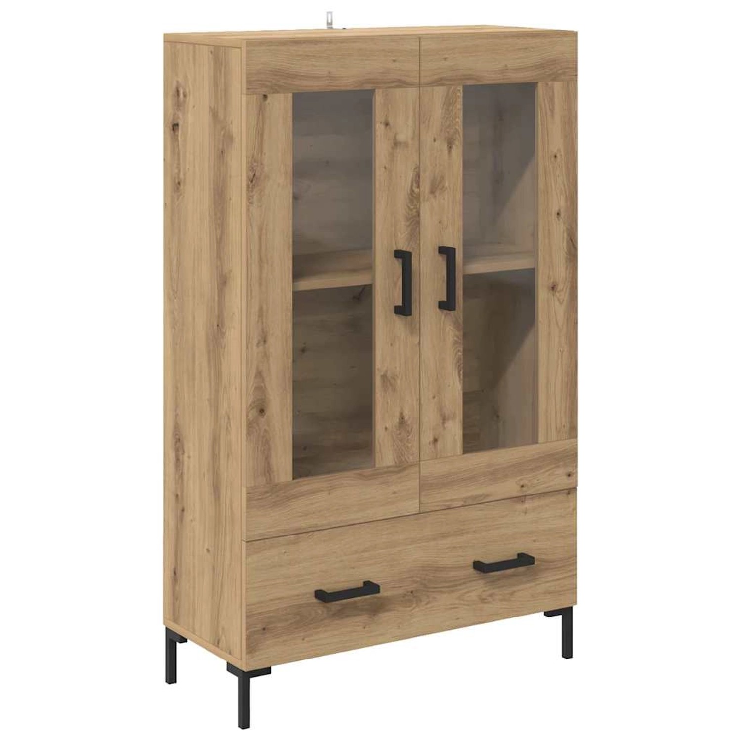 vidaXL Highboard Artisan-Eiche 69,5 x 31 x 115 cm Holzwerkstoff 882524 günstig online kaufen