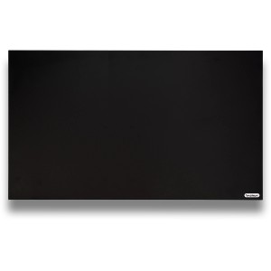 Schwarze Vasner Infrarotheizung Citara T Tafelheizung, 300 W, 40x60 cm. Elektrische Heizung als beschreibbare Tafel.