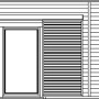 Illustration des Skan Holz Gartenhaus Tokio 4, 402x402 cm, unbehandeltes Holz.