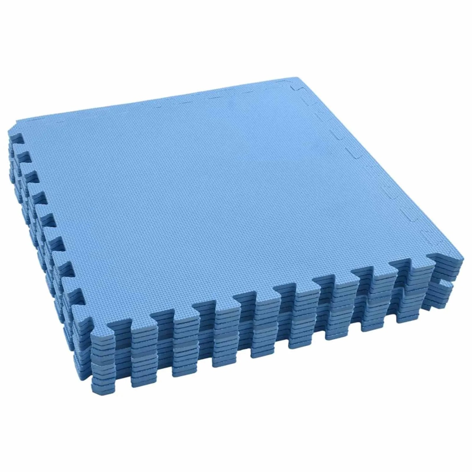 vidaXL Puzzle-Übungsmatten 12 Stk Blau 4,32 ㎡ EVA-Schaum 3433274