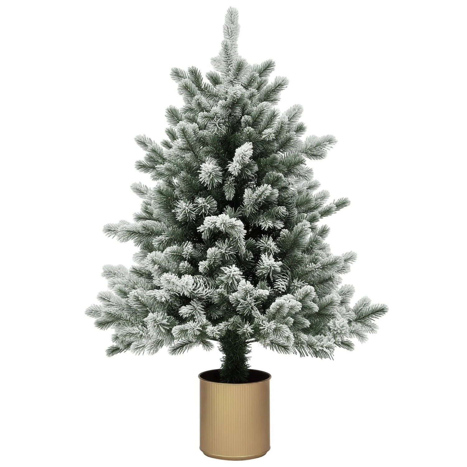 HOMCOM Weihnachtsbaum Kunststoff Stahl 60 x 100H cm