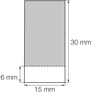 Abbildung des Kompribands 15 x 6 - 30 mm, Länge 6 m, für Tür- und Fensterdichtungen.