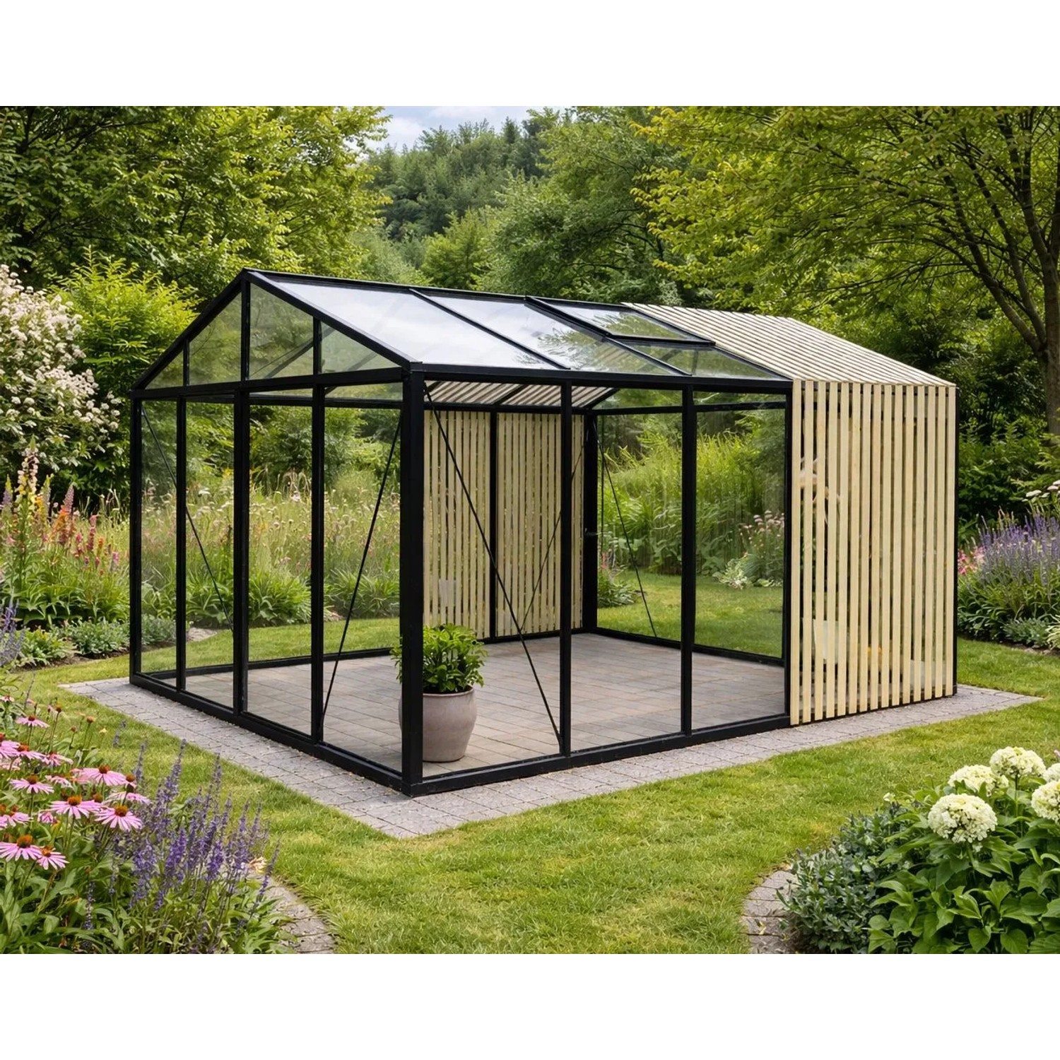 Bloomcabin Premium-Qualität Gewächshaus  Accoya-Fusion GHCAF11
