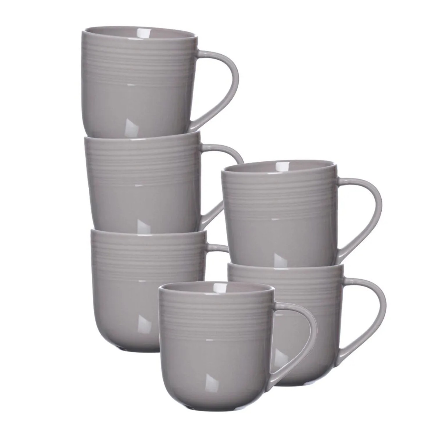 Ritzenhoff & Breker Levi Kaffeebecher 400 ml 6er Set Grau