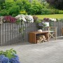 Gartenmauer aus grauen Kann Pflanzsteinen Gala Flair, bepflanzt mit Blumen.