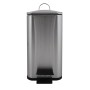 Spirella Kosmetikeimer Erik, 5 l, Chrom, mit Fußpedal und Slow-Close-Deckel.