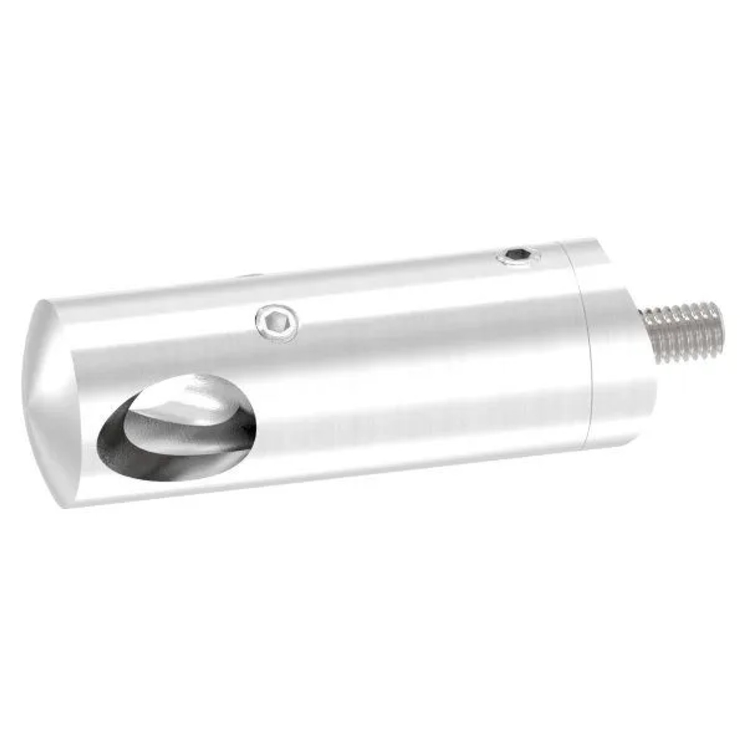 FeNau Querstabhalter Edelstahl V4A Für Rohr Ø 42,4 mm Bohrung Ø 12,2 mm Innenecke