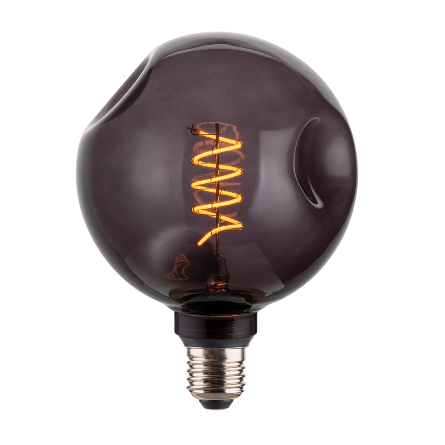 ENOVALITE LED E27 Filament Leuchtmittel 4W 1800K Dimmbar Warmweiß Rauchglas günstig online kaufen