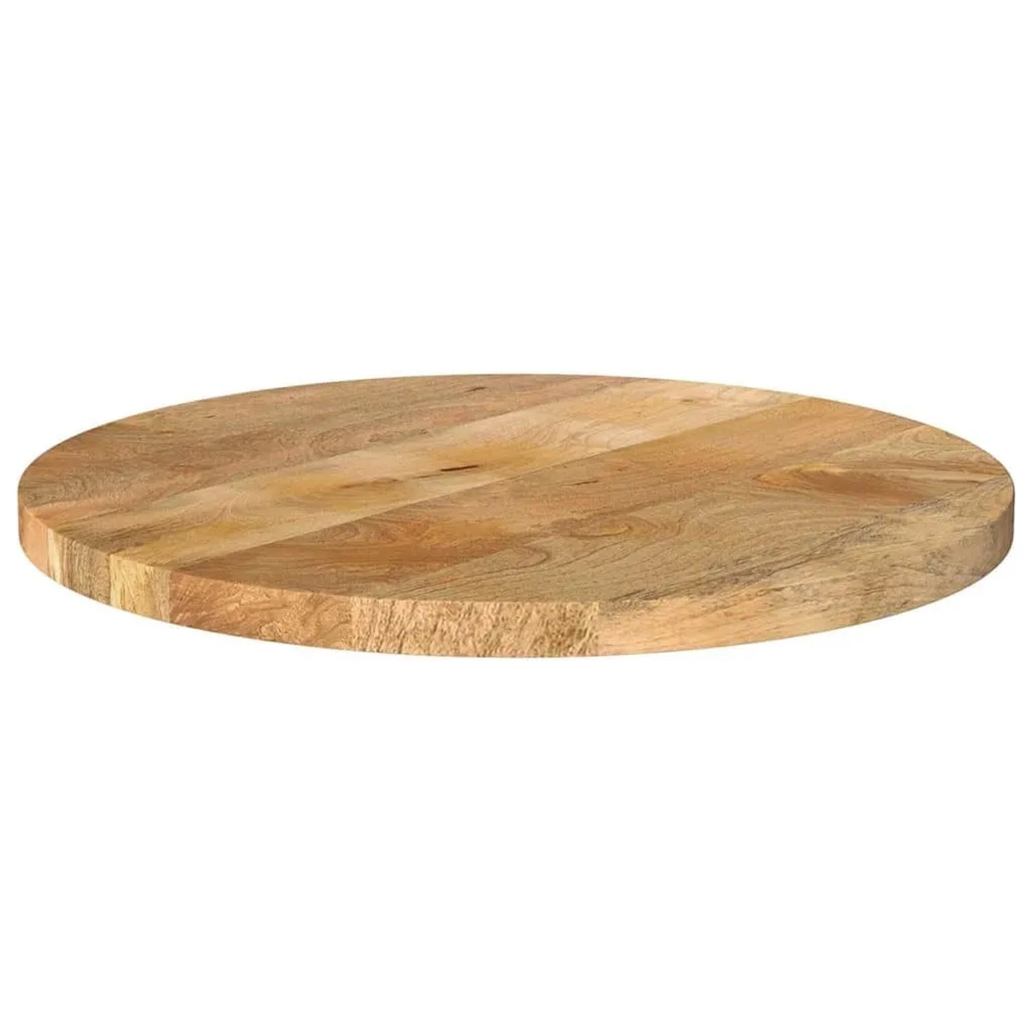 vidaXL Tischplatte Ø 40x2,5 cm Rund Massivholz Mango 370058