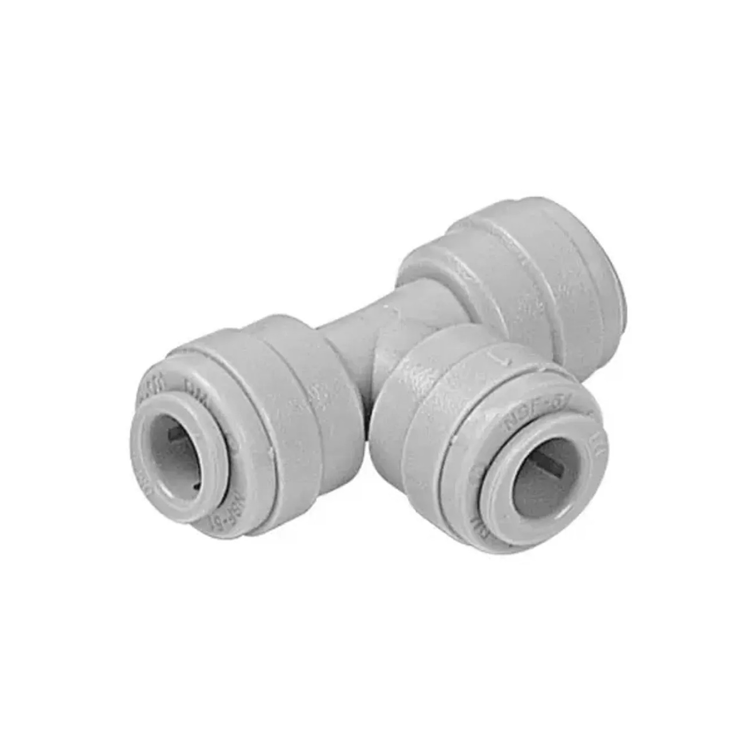 Ich-Zapfe T-Verbinder für Schlauch 5/16 Grau Kunststoff