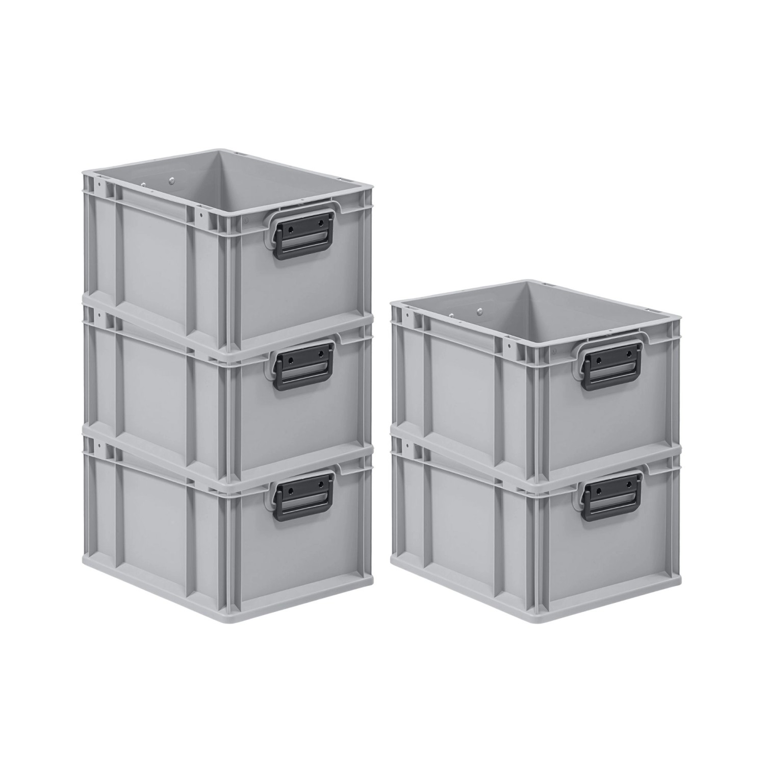 PROREGAL Spar Set 5x Eurobox Nextgen Portable Duo HxBxT 22 x 30 x 40 cm 20 günstig online kaufen
