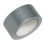 Rolle LUX Gewebeband Universal, silberfarben, 25 m x 50 mm, zum Reparieren und Befestigen.