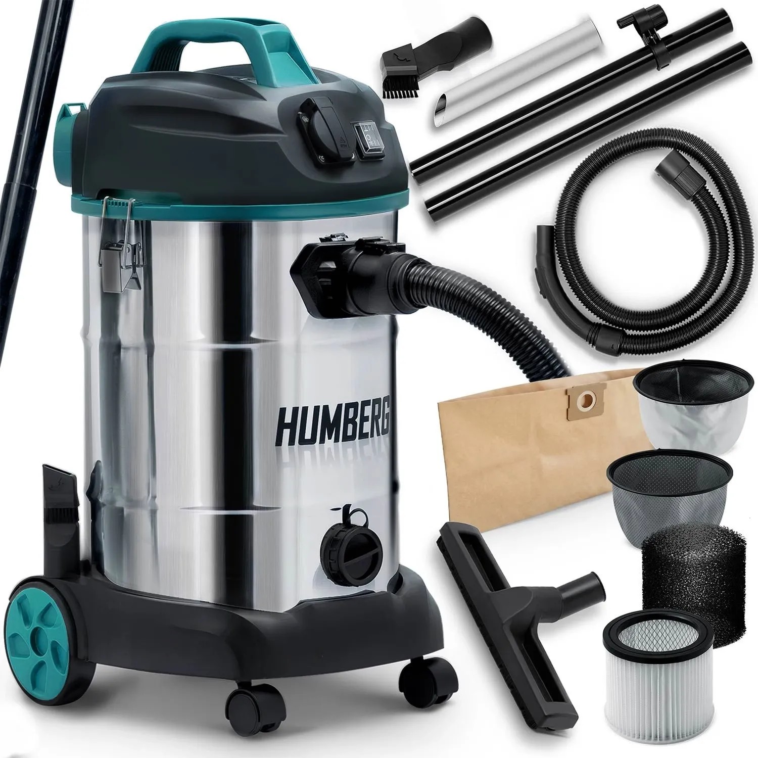 Humberg Industriestaubsauger 30L 1600W Hm 402